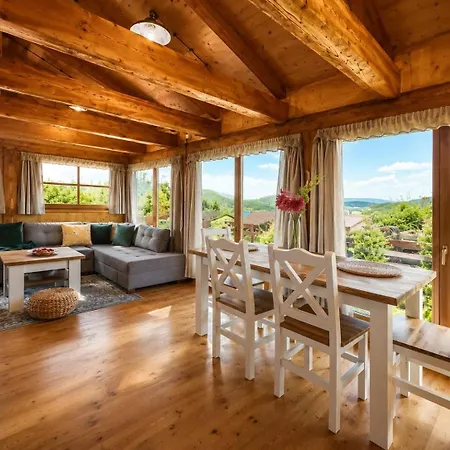 Сasa de vacaciones Luxusní Wellness Srub Orlík Milesov (Pribram)